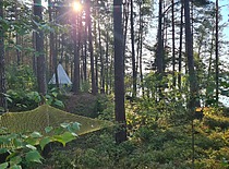 Camping in Lithuanian nature